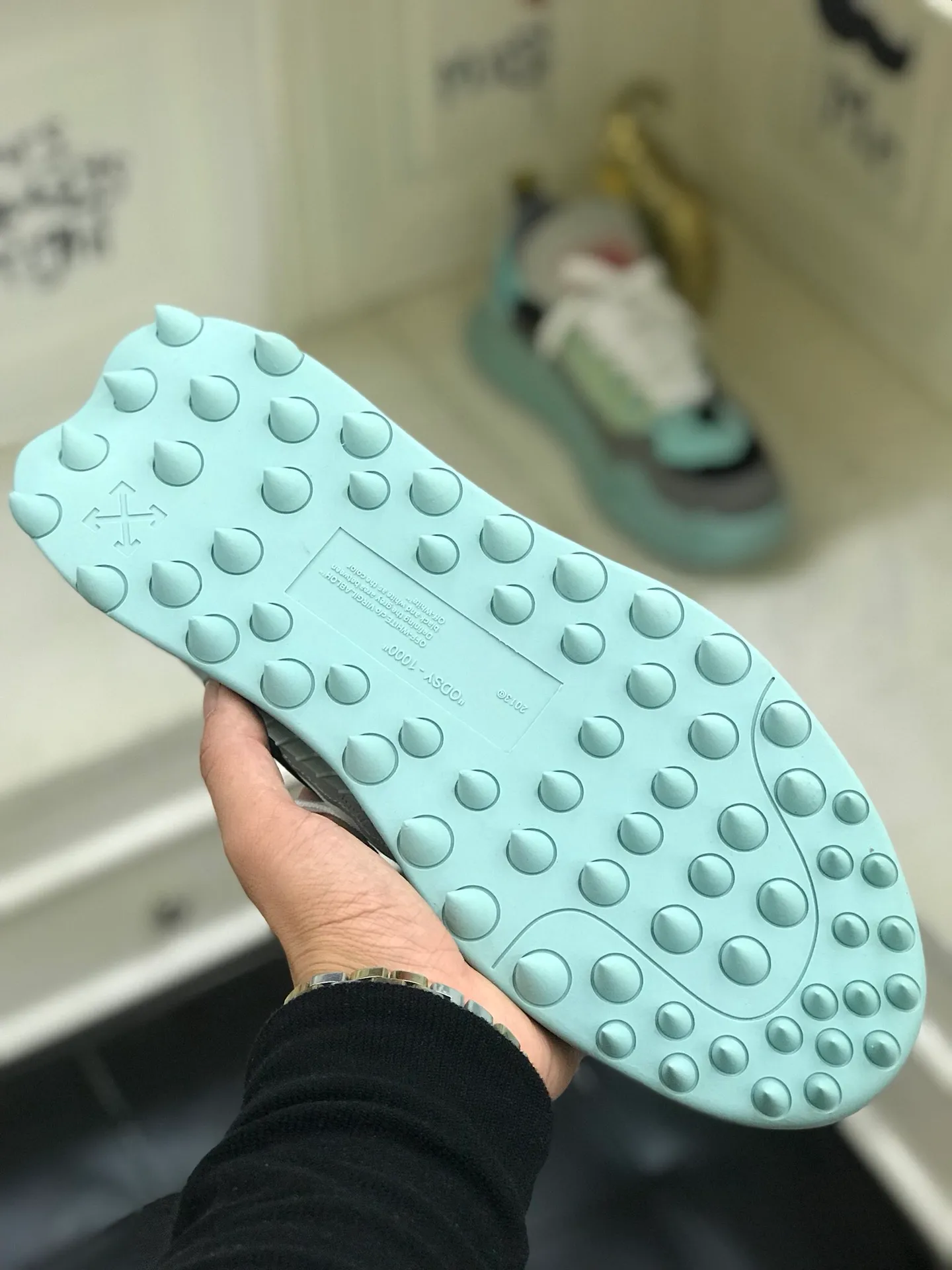 Men's shoes 💰480🌼【New style】OFF - high-end boutique. [OFF-WHITE 1Birth information and the word AIR are displayed on both sides of the shoe, and OFF-WHITE's iconic details can be seen on the sole and insole. You can choose a pair if you like the style. Code 38-44 (45 can be customized)